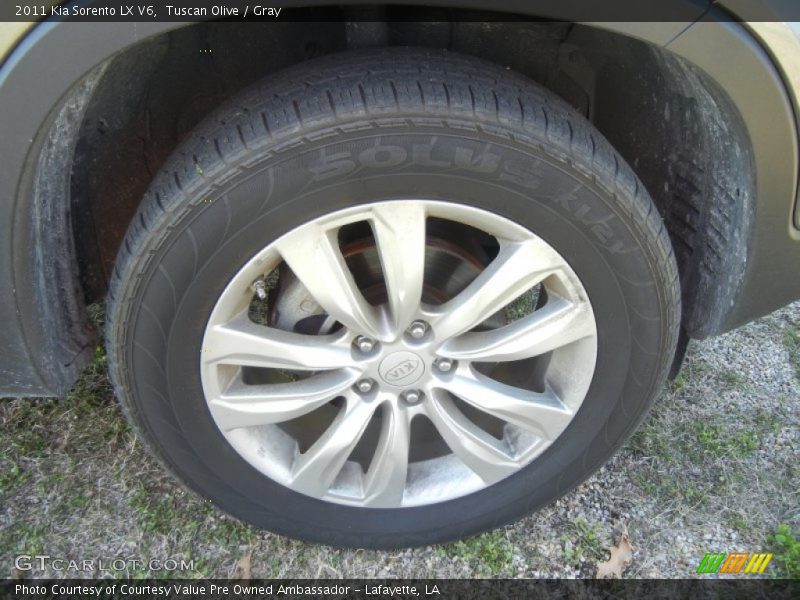 Tuscan Olive / Gray 2011 Kia Sorento LX V6