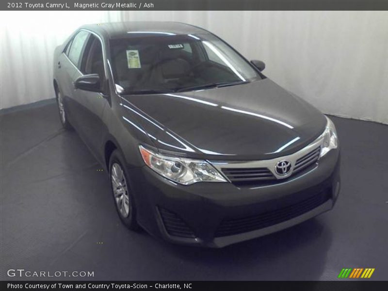 Magnetic Gray Metallic / Ash 2012 Toyota Camry L