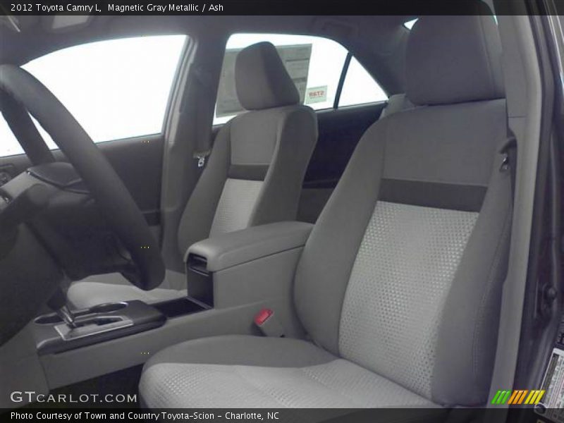 Magnetic Gray Metallic / Ash 2012 Toyota Camry L