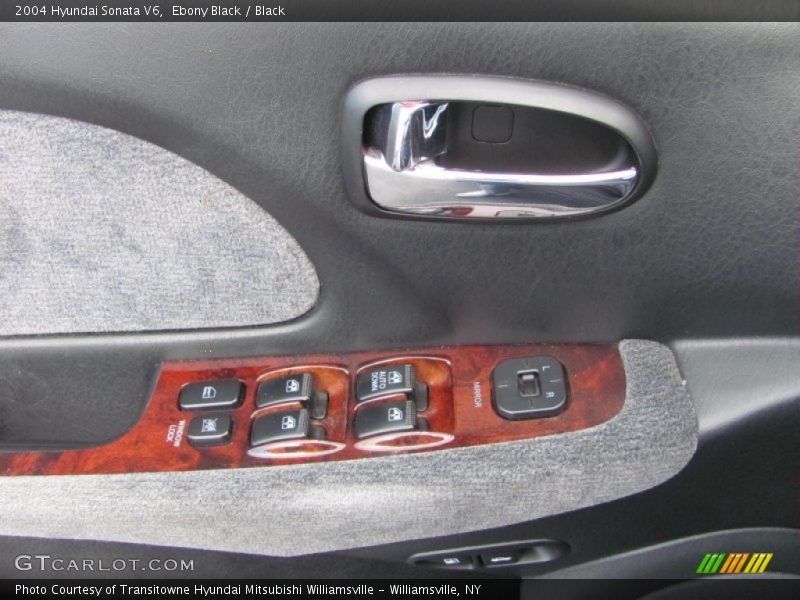 Ebony Black / Black 2004 Hyundai Sonata V6