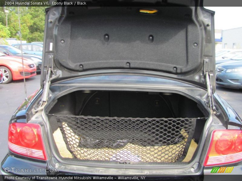 Ebony Black / Black 2004 Hyundai Sonata V6