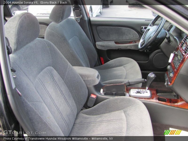 Ebony Black / Black 2004 Hyundai Sonata V6