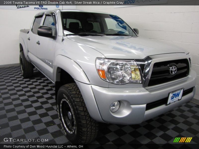 Silver Streak Mica / Graphite Gray 2006 Toyota Tacoma V6 TRD Double Cab 4x4