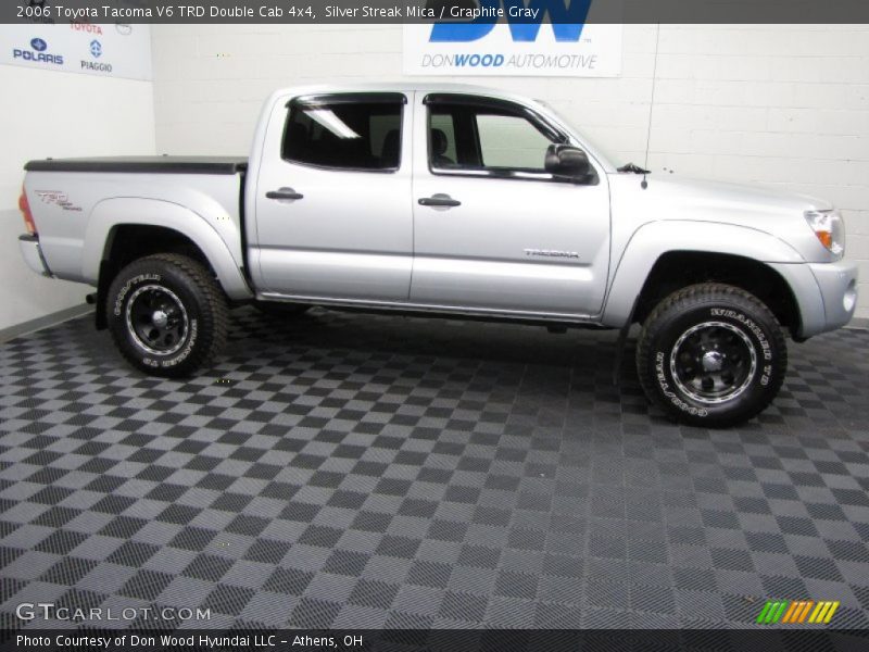Silver Streak Mica / Graphite Gray 2006 Toyota Tacoma V6 TRD Double Cab 4x4
