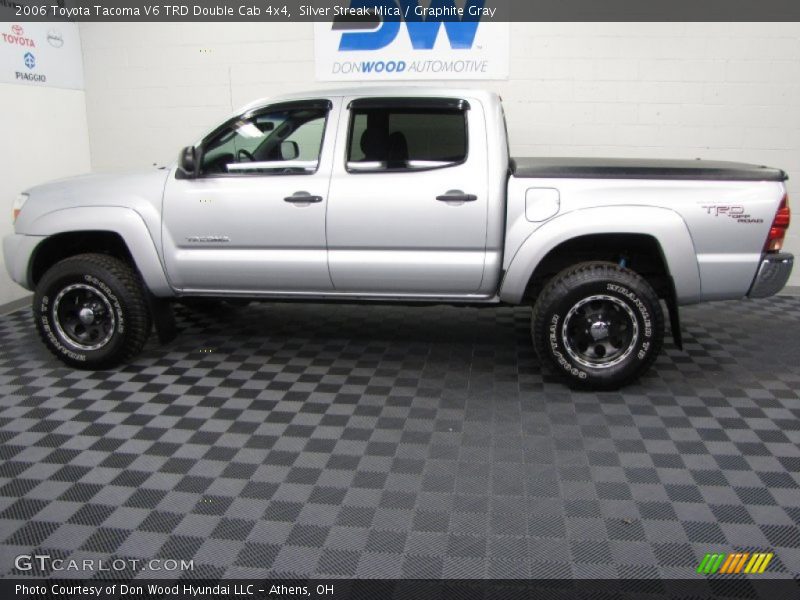 Silver Streak Mica / Graphite Gray 2006 Toyota Tacoma V6 TRD Double Cab 4x4