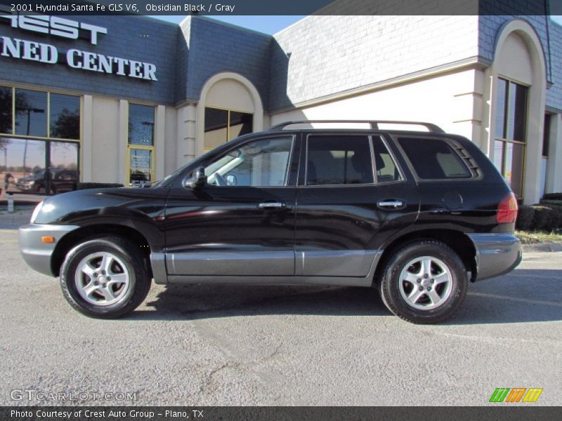 Obsidian Black / Gray 2001 Hyundai Santa Fe GLS V6
