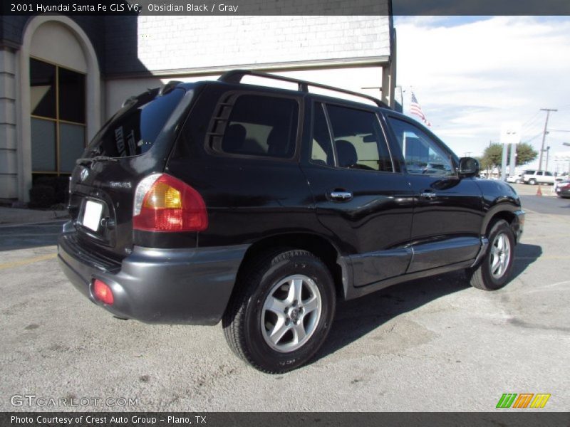 Obsidian Black / Gray 2001 Hyundai Santa Fe GLS V6