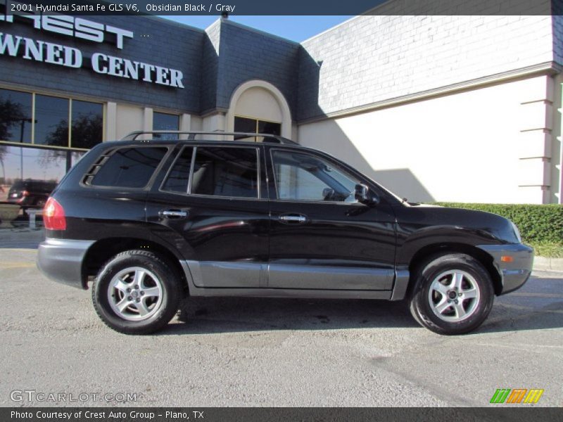 Obsidian Black / Gray 2001 Hyundai Santa Fe GLS V6