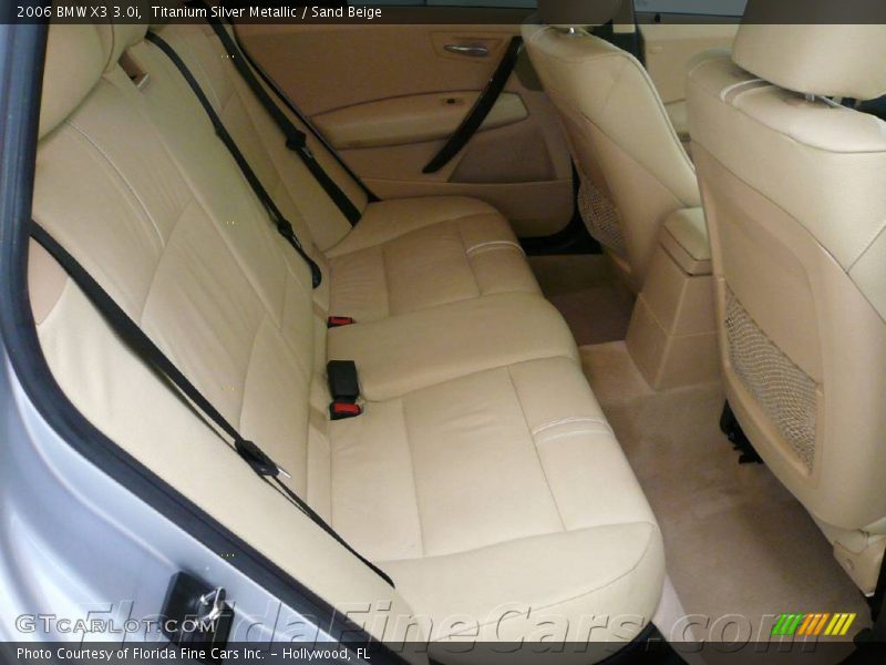 Titanium Silver Metallic / Sand Beige 2006 BMW X3 3.0i