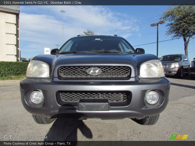 Obsidian Black / Gray 2001 Hyundai Santa Fe GLS V6