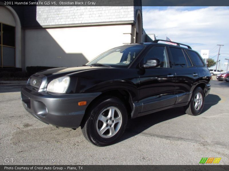 Obsidian Black / Gray 2001 Hyundai Santa Fe GLS V6