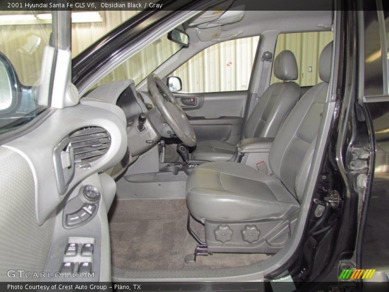 Obsidian Black / Gray 2001 Hyundai Santa Fe GLS V6
