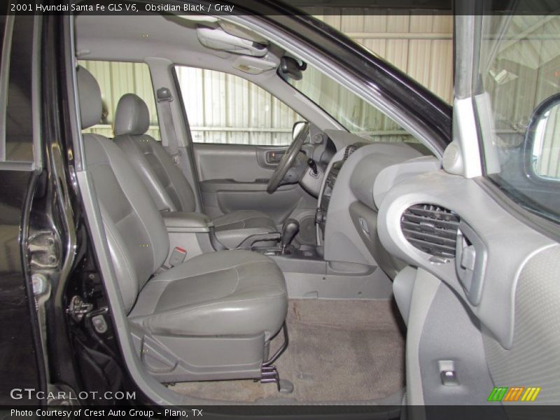Obsidian Black / Gray 2001 Hyundai Santa Fe GLS V6