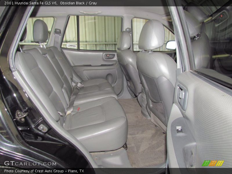 Obsidian Black / Gray 2001 Hyundai Santa Fe GLS V6