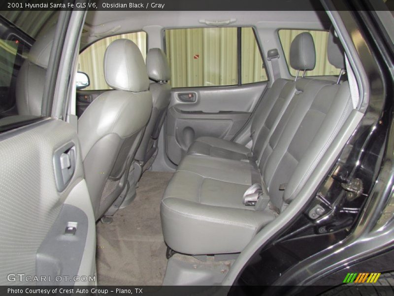 Obsidian Black / Gray 2001 Hyundai Santa Fe GLS V6