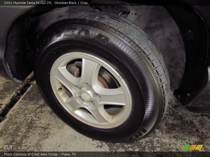 Obsidian Black / Gray 2001 Hyundai Santa Fe GLS V6