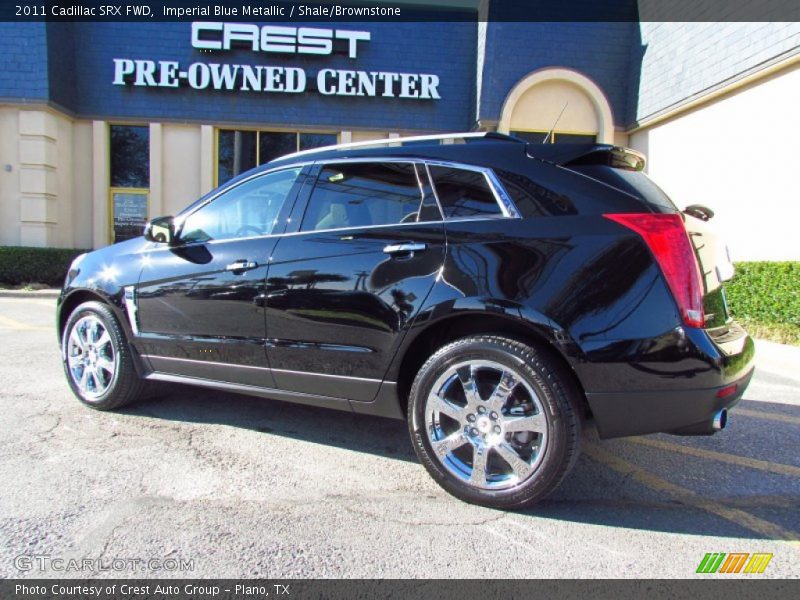 Imperial Blue Metallic / Shale/Brownstone 2011 Cadillac SRX FWD