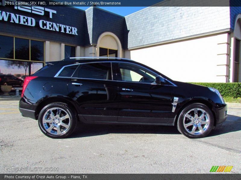 Imperial Blue Metallic / Shale/Brownstone 2011 Cadillac SRX FWD