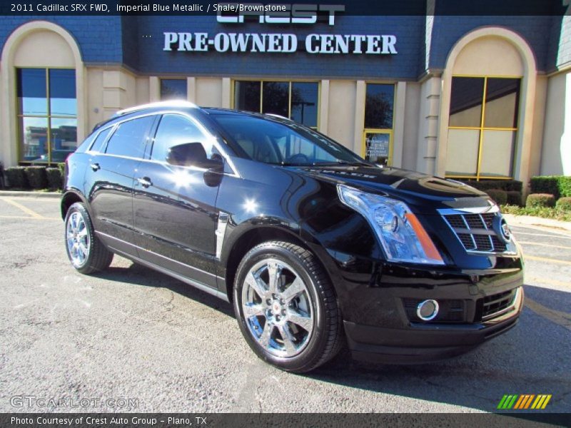 Imperial Blue Metallic / Shale/Brownstone 2011 Cadillac SRX FWD