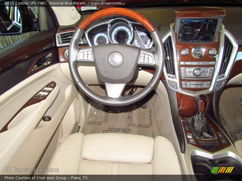 Imperial Blue Metallic / Shale/Brownstone 2011 Cadillac SRX FWD