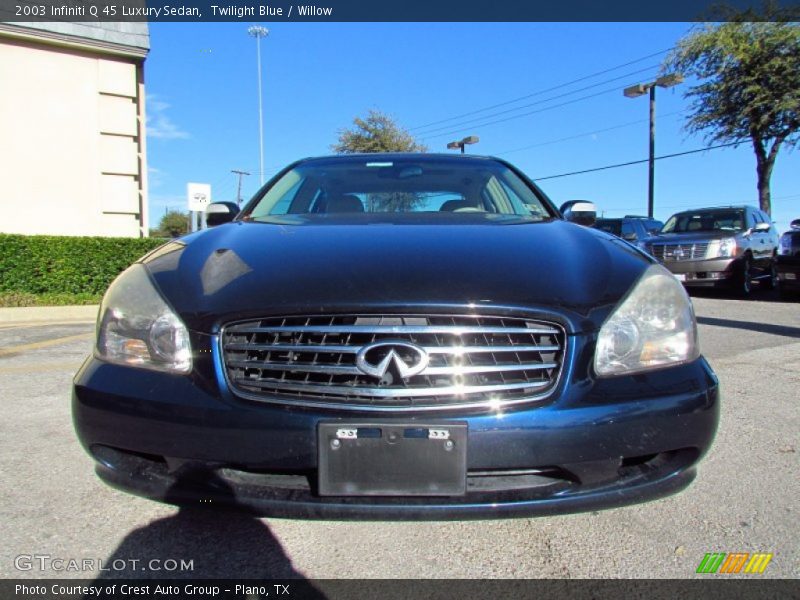 Twilight Blue / Willow 2003 Infiniti Q 45 Luxury Sedan