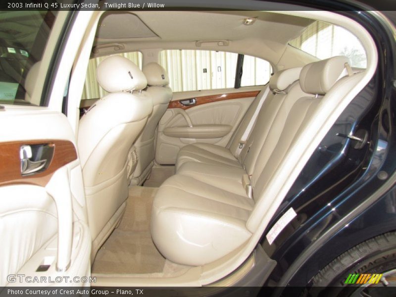 Twilight Blue / Willow 2003 Infiniti Q 45 Luxury Sedan