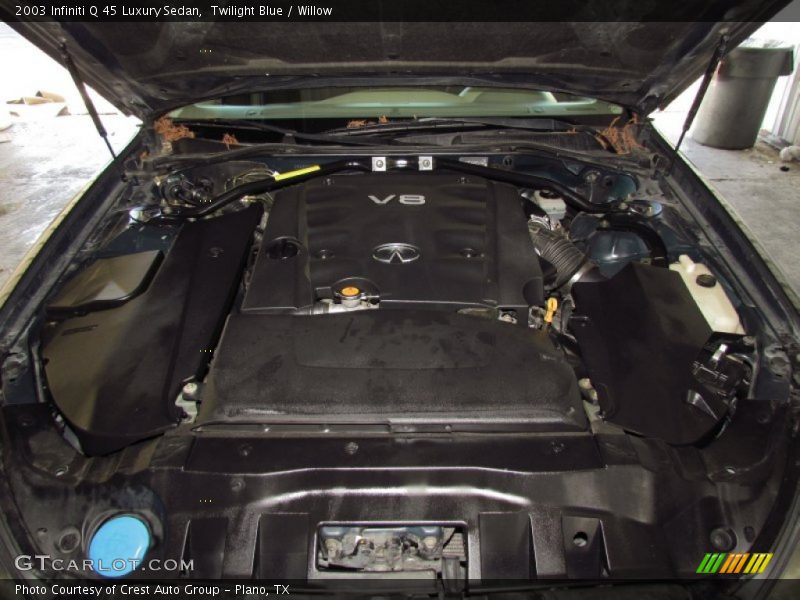 Twilight Blue / Willow 2003 Infiniti Q 45 Luxury Sedan