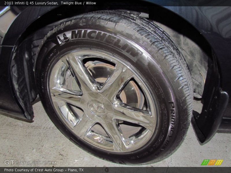 Twilight Blue / Willow 2003 Infiniti Q 45 Luxury Sedan