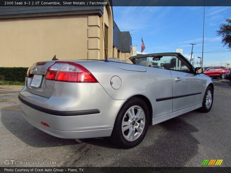 Silver Metallic / Parchment 2006 Saab 9-3 2.0T Convertible