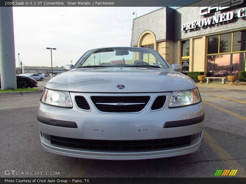 Silver Metallic / Parchment 2006 Saab 9-3 2.0T Convertible