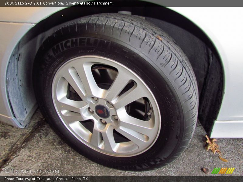 Silver Metallic / Parchment 2006 Saab 9-3 2.0T Convertible