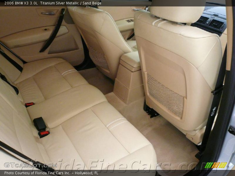 Titanium Silver Metallic / Sand Beige 2006 BMW X3 3.0i