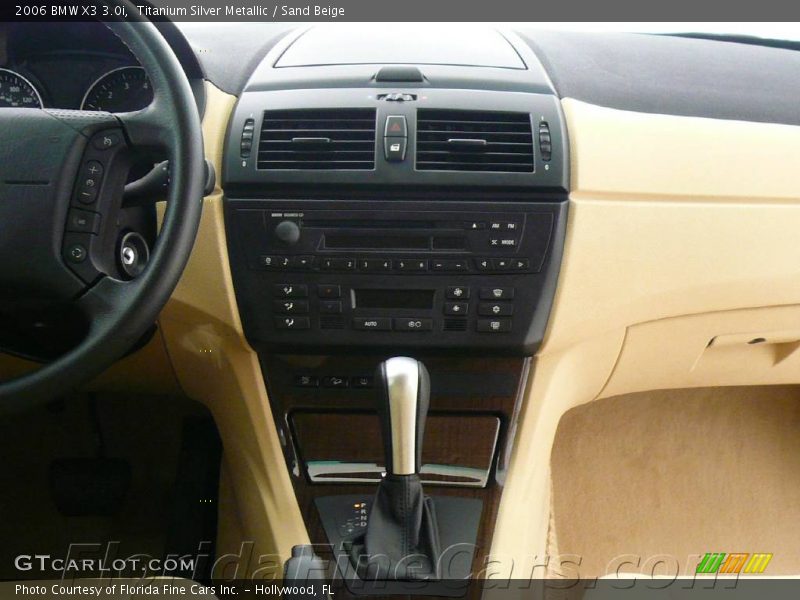 Titanium Silver Metallic / Sand Beige 2006 BMW X3 3.0i