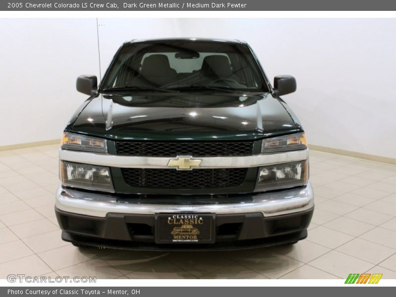 Dark Green Metallic / Medium Dark Pewter 2005 Chevrolet Colorado LS Crew Cab