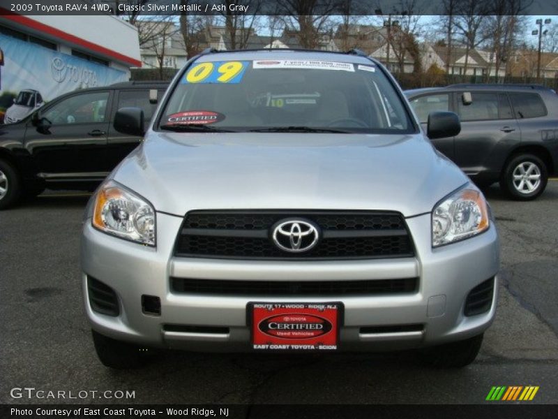 Classic Silver Metallic / Ash Gray 2009 Toyota RAV4 4WD