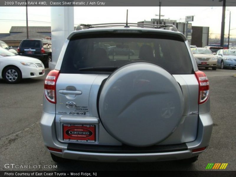 Classic Silver Metallic / Ash Gray 2009 Toyota RAV4 4WD