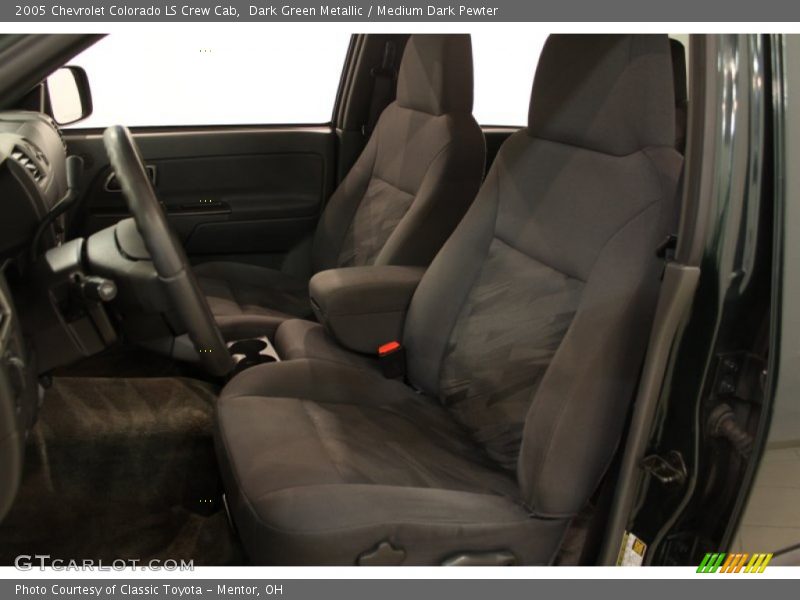 Dark Green Metallic / Medium Dark Pewter 2005 Chevrolet Colorado LS Crew Cab
