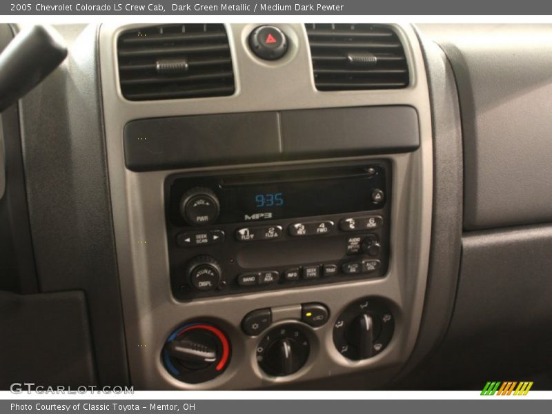 Dark Green Metallic / Medium Dark Pewter 2005 Chevrolet Colorado LS Crew Cab
