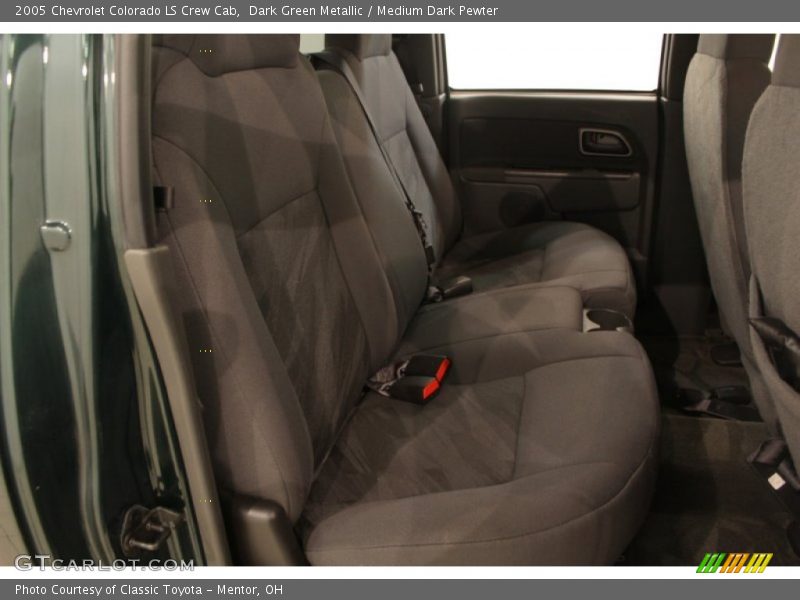 Dark Green Metallic / Medium Dark Pewter 2005 Chevrolet Colorado LS Crew Cab