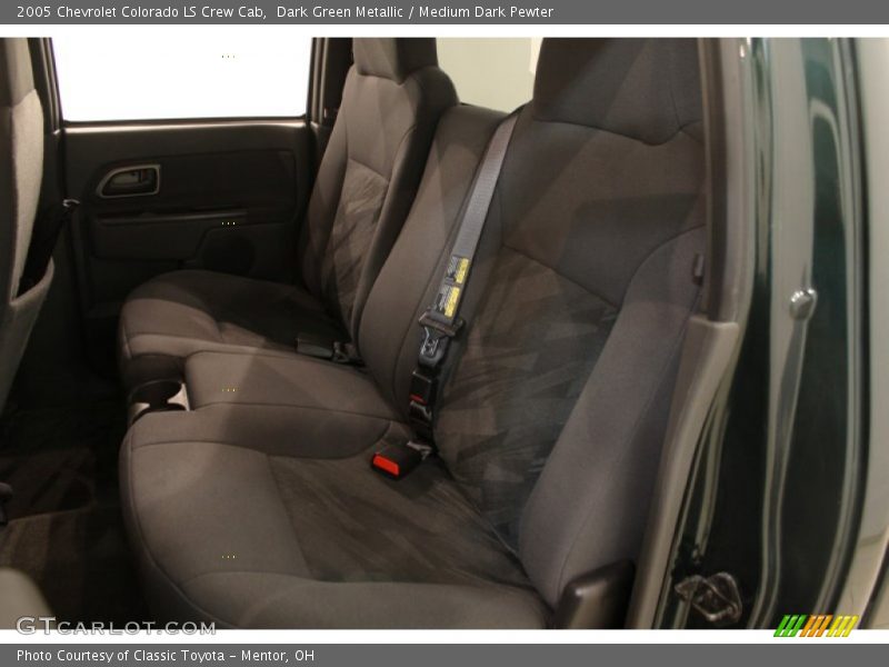 Dark Green Metallic / Medium Dark Pewter 2005 Chevrolet Colorado LS Crew Cab