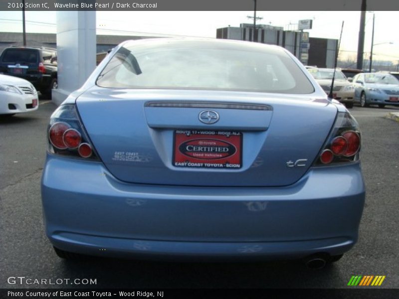 Waveline Blue Pearl / Dark Charcoal 2010 Scion tC