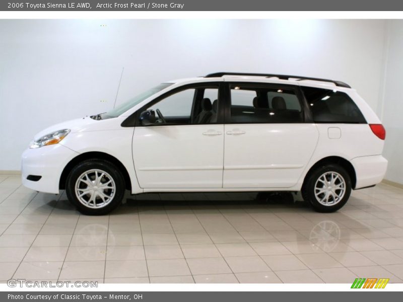Arctic Frost Pearl / Stone Gray 2006 Toyota Sienna LE AWD