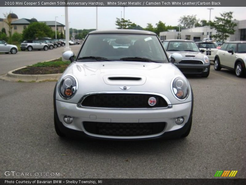White Silver Metallic / Camden Tech White Leather/Carbon Black 2010 Mini Cooper S Camden 50th Anniversary Hardtop