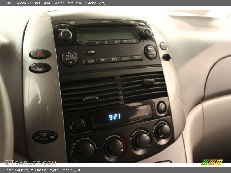 Arctic Frost Pearl / Stone Gray 2006 Toyota Sienna LE AWD