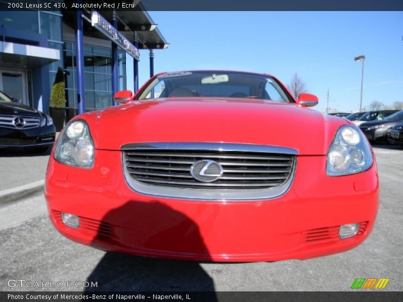 Absolutely Red / Ecru 2002 Lexus SC 430