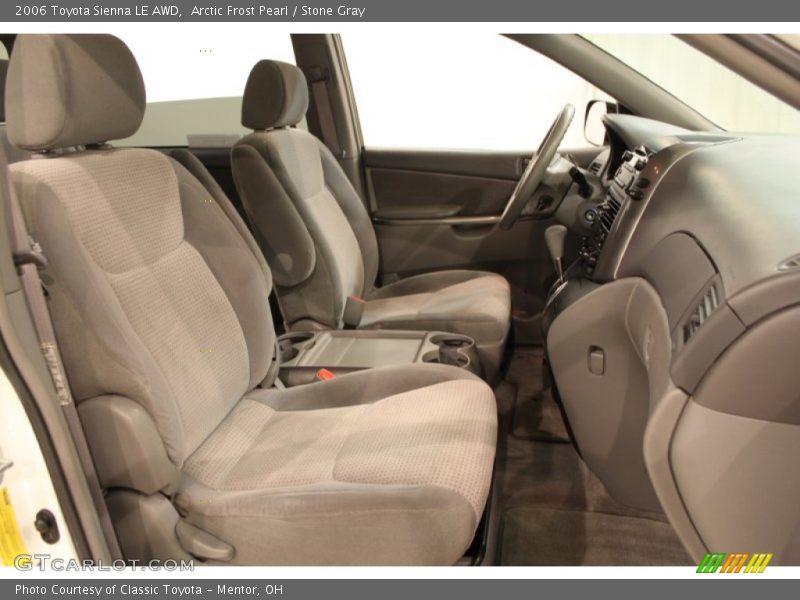 Arctic Frost Pearl / Stone Gray 2006 Toyota Sienna LE AWD