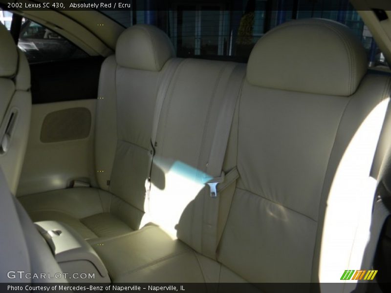 Absolutely Red / Ecru 2002 Lexus SC 430