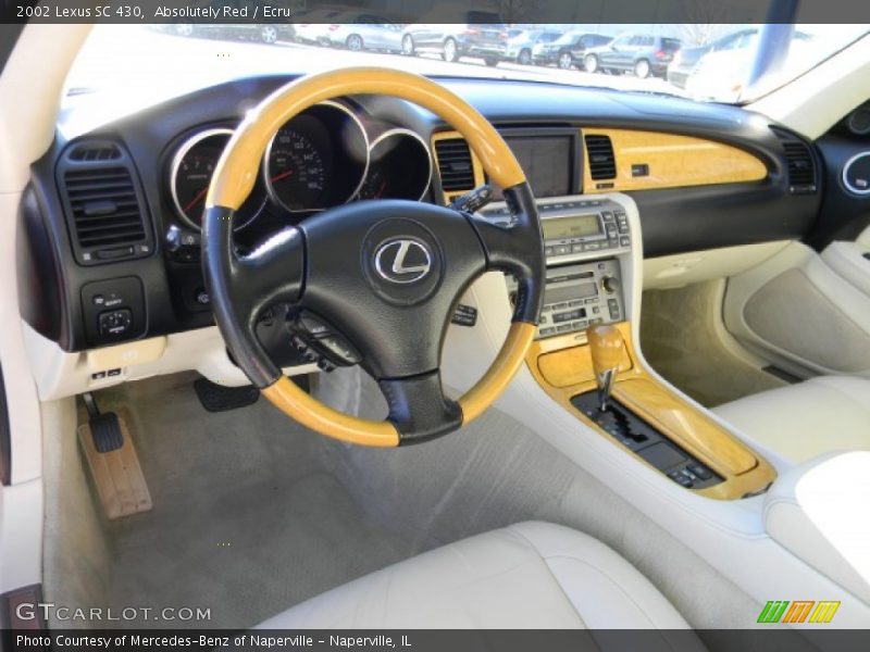 Absolutely Red / Ecru 2002 Lexus SC 430