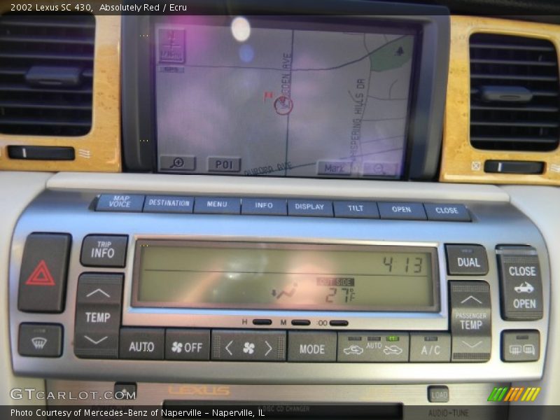 Absolutely Red / Ecru 2002 Lexus SC 430