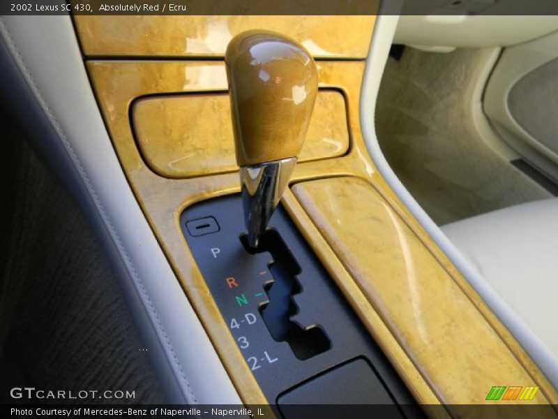 Absolutely Red / Ecru 2002 Lexus SC 430